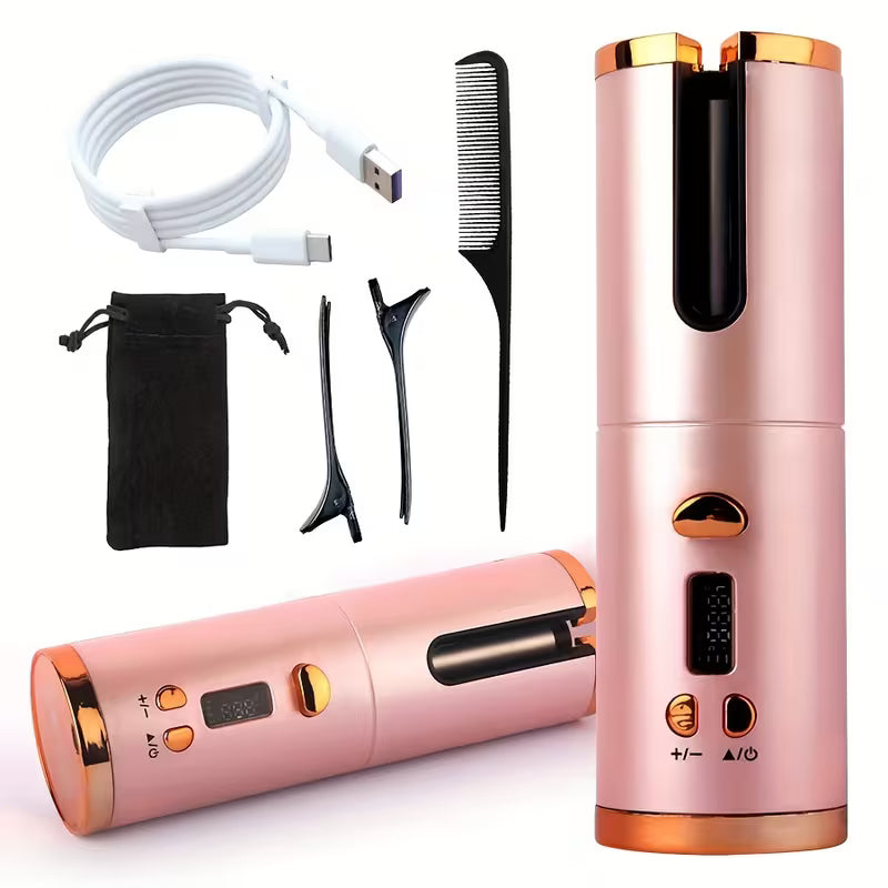 Wireless Charging Automatic Portable Curling Iron
