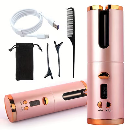 Wireless Charging Automatic Portable Curling Iron