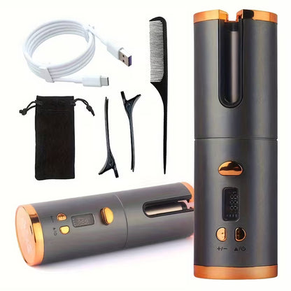 Wireless Charging Automatic Portable Curling Iron