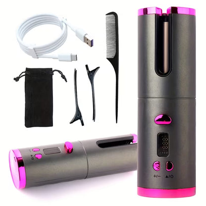 Wireless Charging Automatic Portable Curling Iron